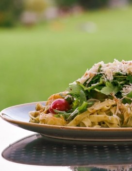 Spaghetti mit Parmesan